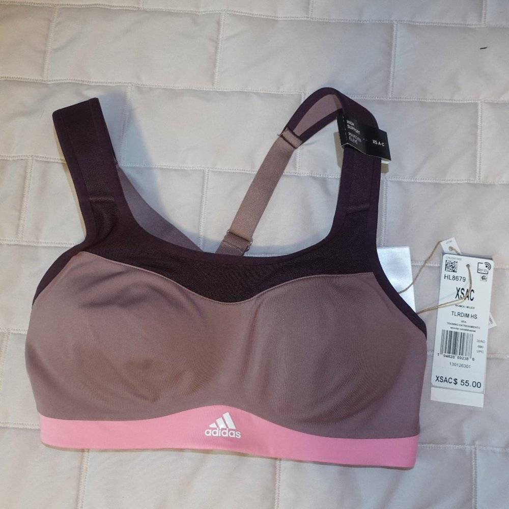 ADIDAS TLRD IMPACT TRAINING HIGH-SUPPORT SPORTS BRA NWT - b22
